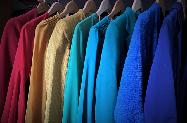 colourful wardrobe
