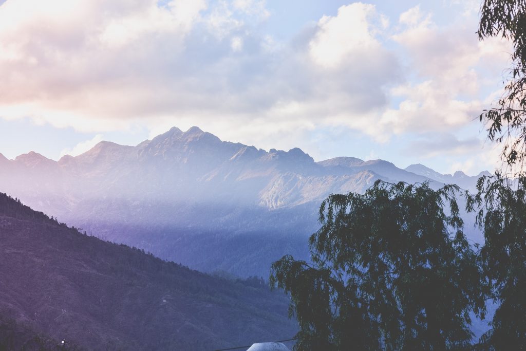 Mist over Bhutan