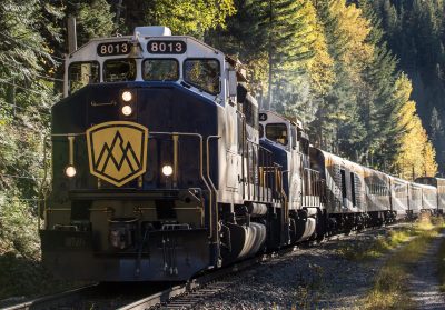 The Rocky Mountaineer, the Rockies' railway