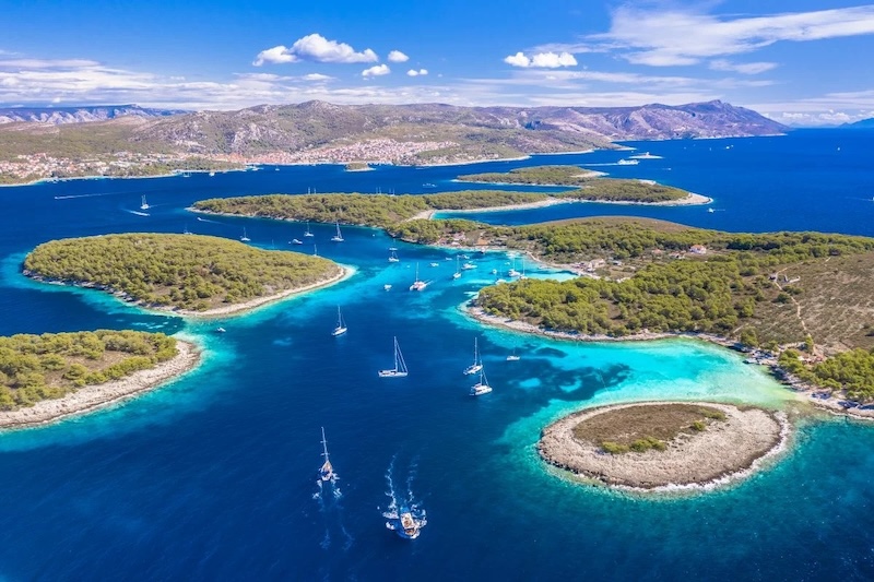Sailing in Croatia
