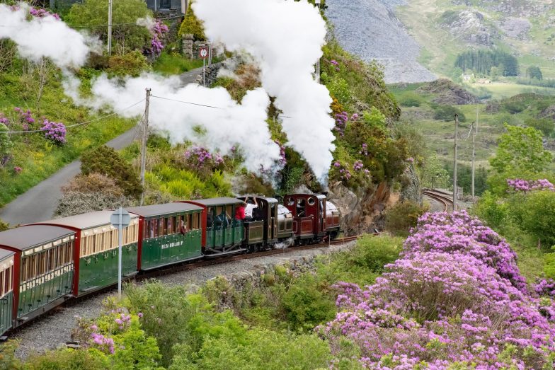 Ffestiniog Railway heads to Blaenau Ffestiniog Chris Parry
