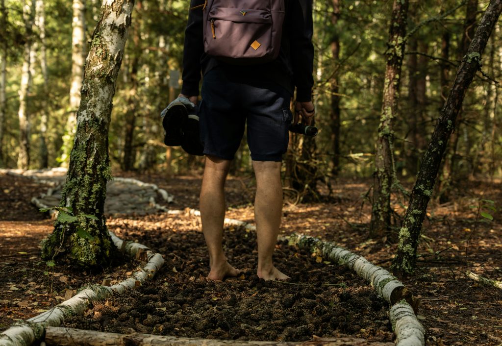 Barefoot walking are the most mindful way to hike