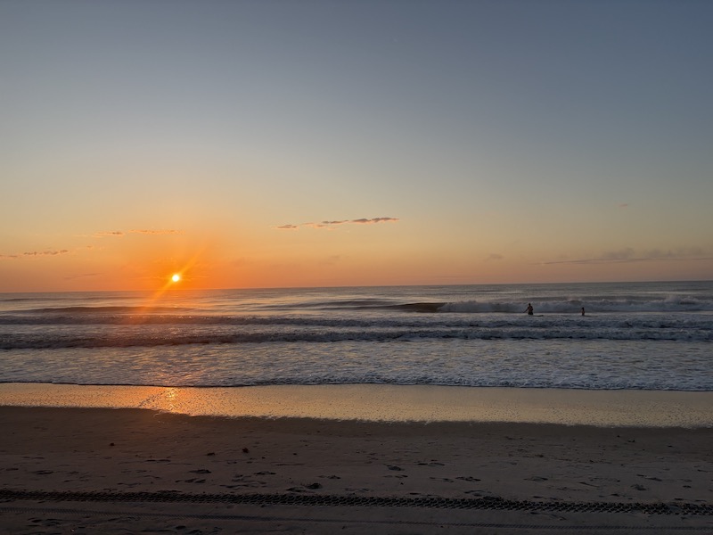 Sun rise on Amelia Island